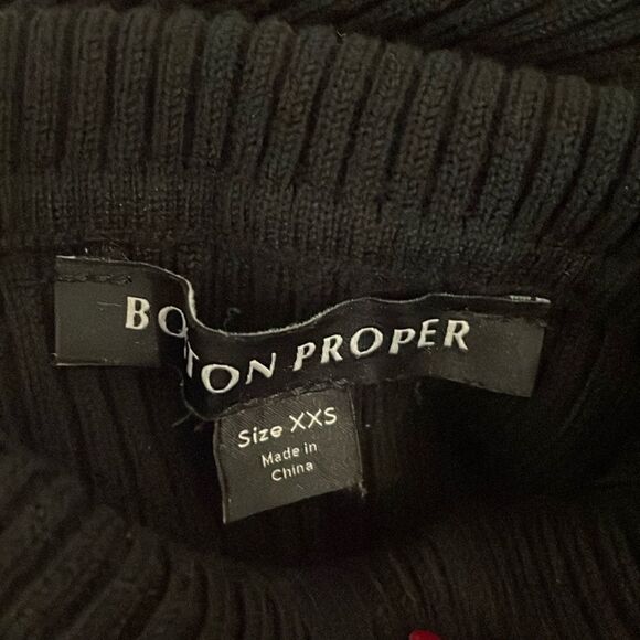 Boston Proper Ribbed Turtleneck Sweater Size XXS - Picture 8 of 10